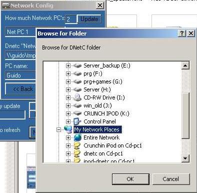 rc5 controller: Network browsing