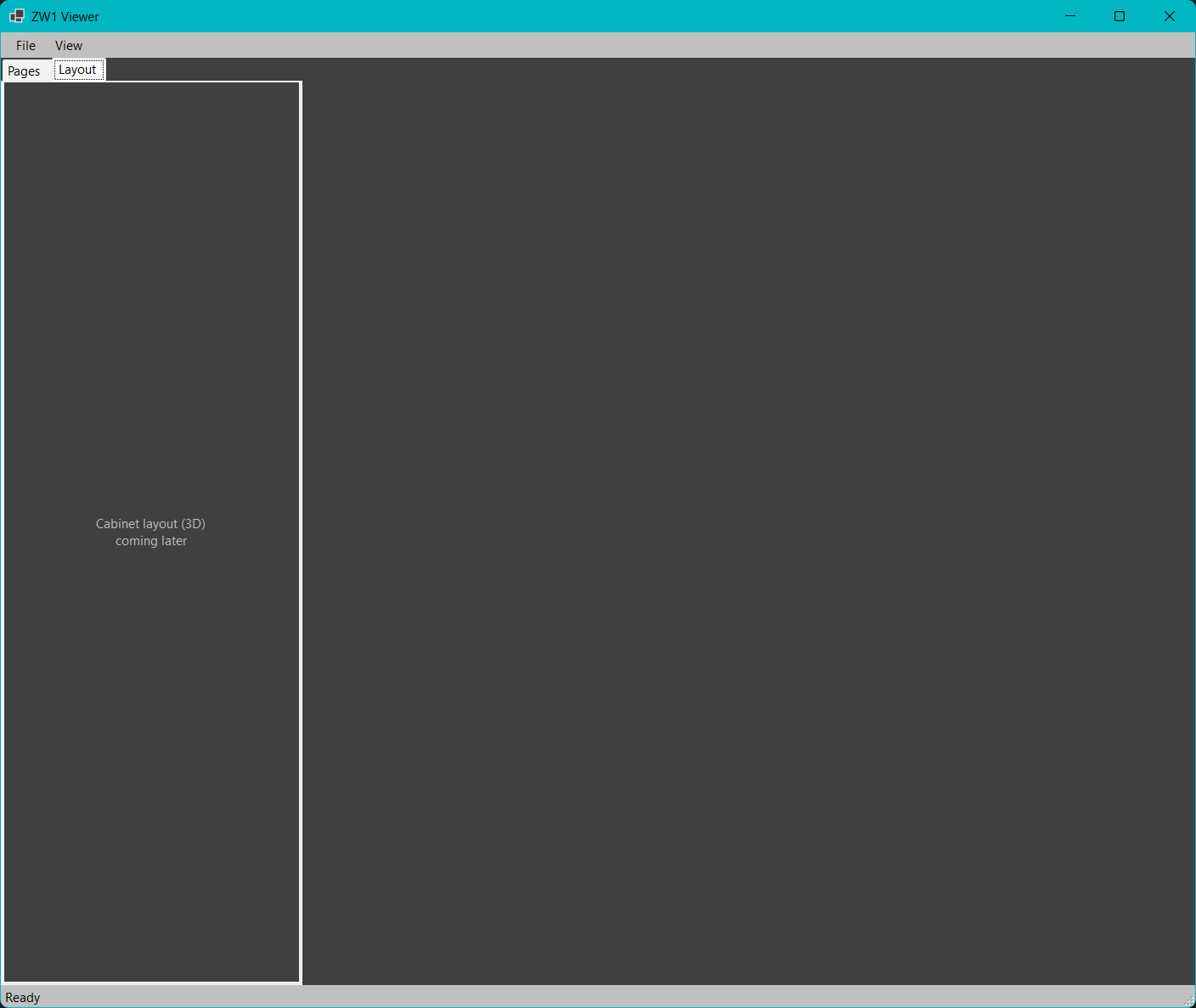 ZW1 Viewer layout empty